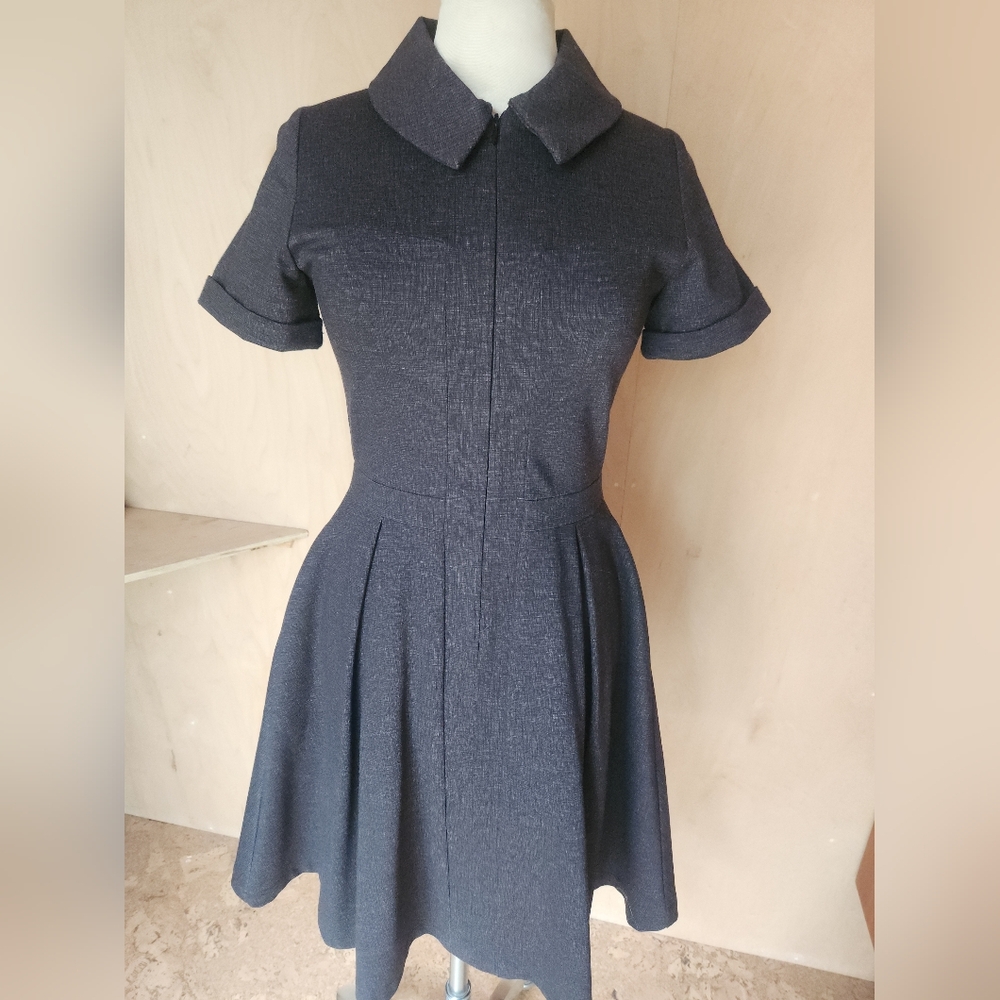 Grey Soft Structured Dress